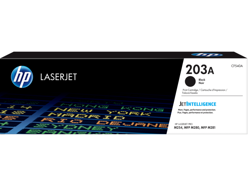 HP 203A Black Original LaserJet Toner Cartridge | CF540A