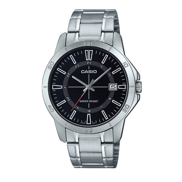 Casio Men 3-Hand Watch - Silver | MTP-V004D-1CUDF