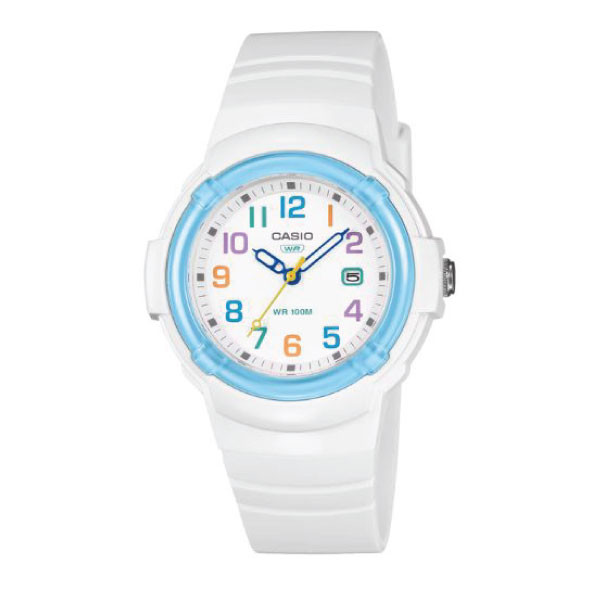 Casio Girls' 3-Hand Watch - Blue / White | LX-800H-7A2VDF