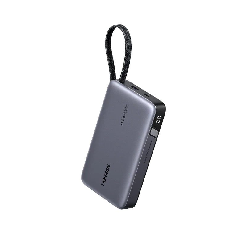 UGREEN Nexode PB551 20000mAh 145W Power Bank with Built-in USB-C Cable | 55992