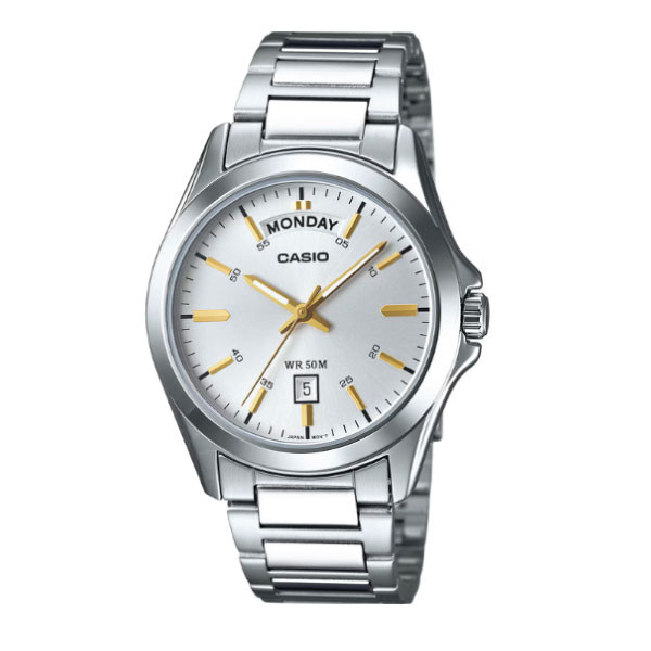 Casio Men 3-Hand Watch - Silver | MTP-1370D-7A2VDF