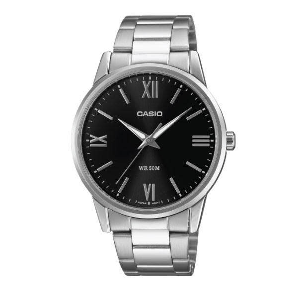 Casio Men 3-Hand Watch - Silver / Black | MTP-1303DD-1AVDF