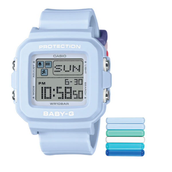 Casio Baby-G Women Digital Watch - Blue | BGD-10L-2DR