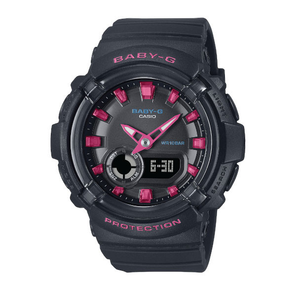 Casio Baby-G Women Analog-Digital Watch - Black / Multicolor | BGA-280DN-1ADR