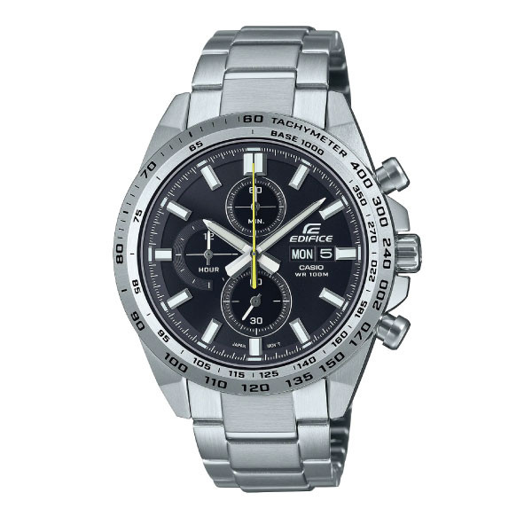 Casio Edifice Men Chronograph Watch - Black Silver | EFR-574D-1AVUDF