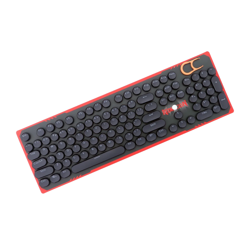 Redragon A106 Steampunk Typewriter Retro Keycaps 104 Keys