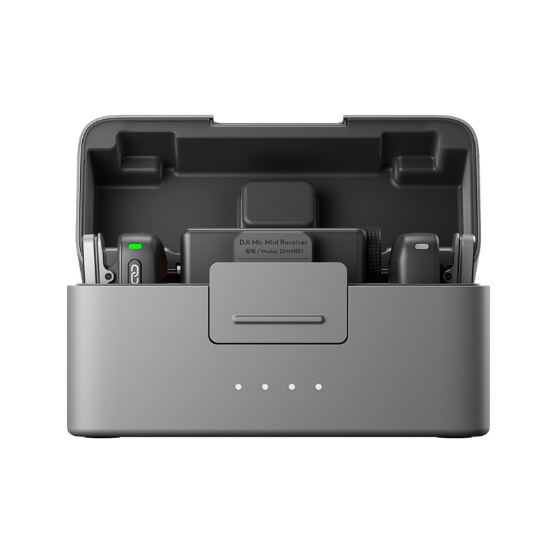 DJI Mic Mini 2S Wireless Microphone Kit 2TX + 1RX + Charging Case - Black