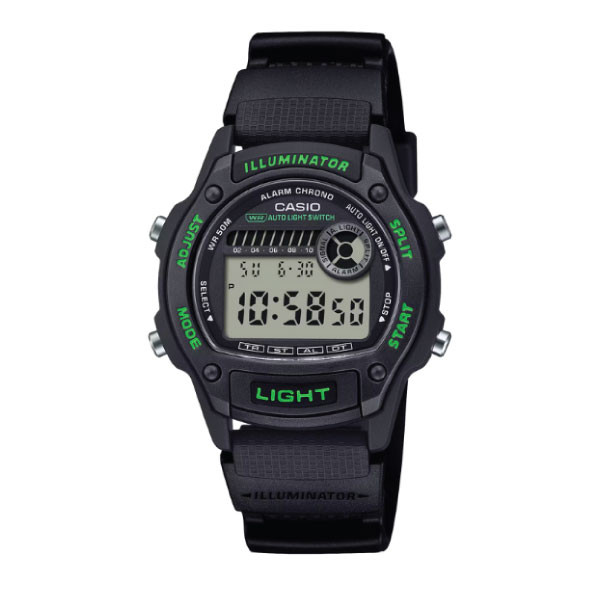 Casio Casual Men Digital Watch - Black | W-220H-1A3VDF