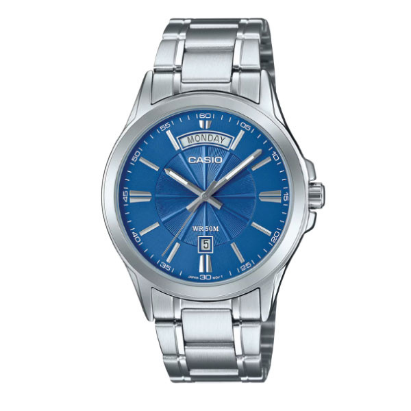 Casio Men 3-Hand Watch - Blue / Silver | MTP-1381D-2AVDF