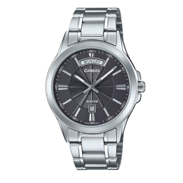 Casio Men 3-Hand Watch - Black / Silver | MTP-1381D-8AVDF