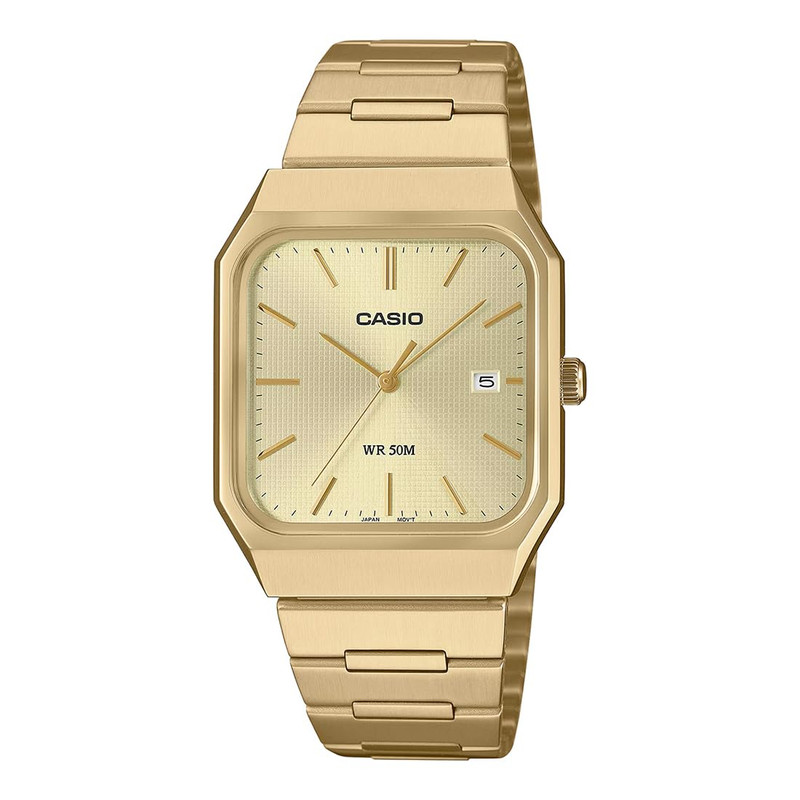 Casio Men 3-Hand Watch - Gold Plated | MTP-B185G-9AVDF