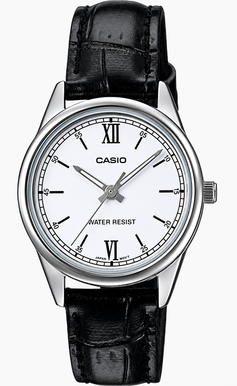Casio Women 3-Hand Watch - Black / White | LTP-V005L-7B2UDF
