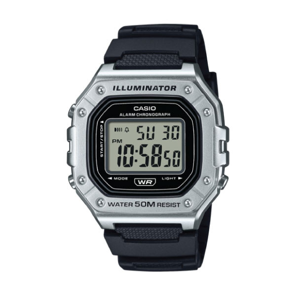 Casio Men Digital Watch - Black / Silver | W-218HM-7AVDF