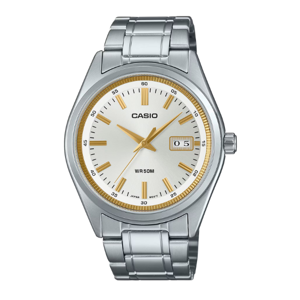 Casio Men 3-Hand Watch - Silver | MTP-B180D-7AVDF