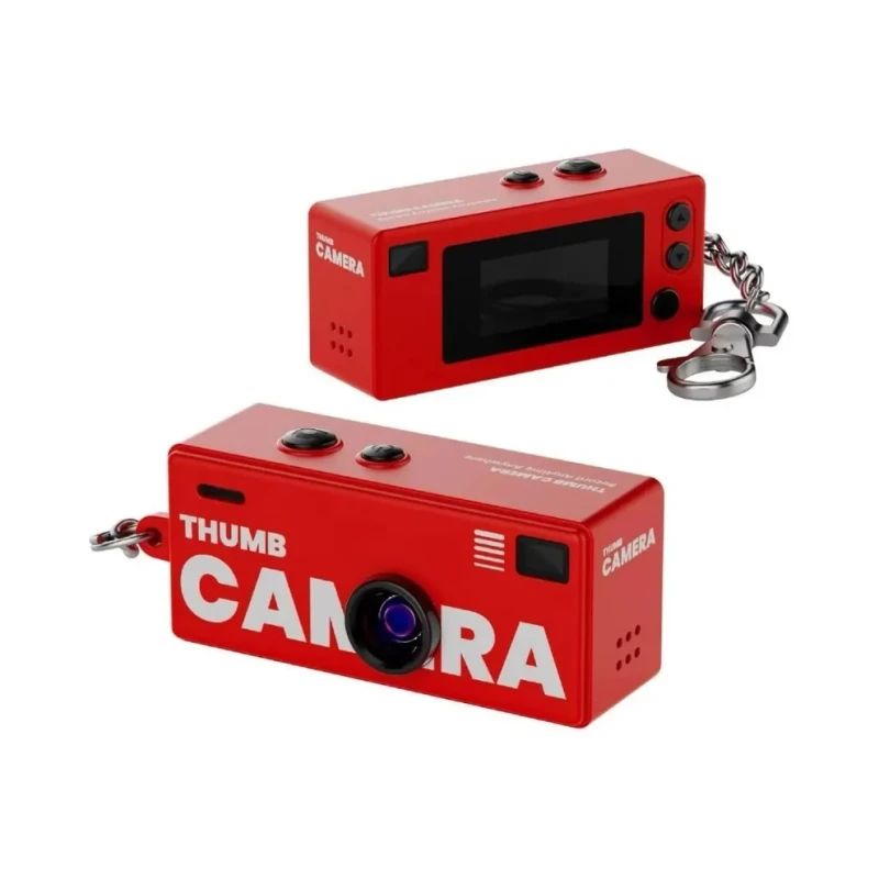 Mini G6 Keychain Camera 1080P Photo & Video Red