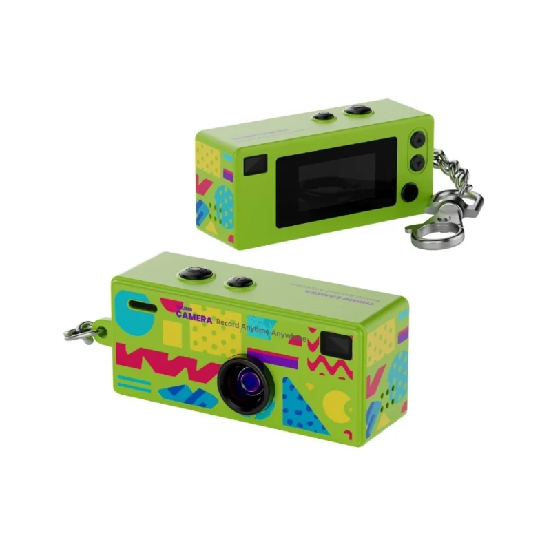 Mini G6 Keychain Camera 1080P Photo & Video Green