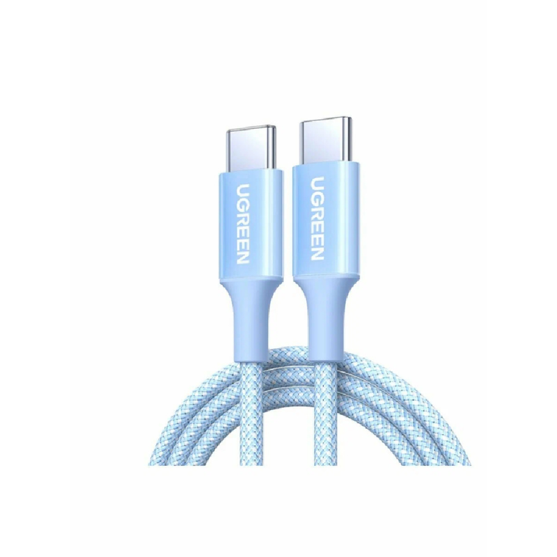 UGREEN L501 USB-C to USB-C 60W Braided Cable 1m - Blue | 35334