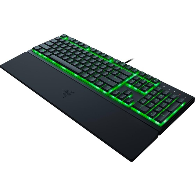 Razer Ornata V3 X Full-Size Wired Membrane Gaming Keyboard with Chroma RGB - Black