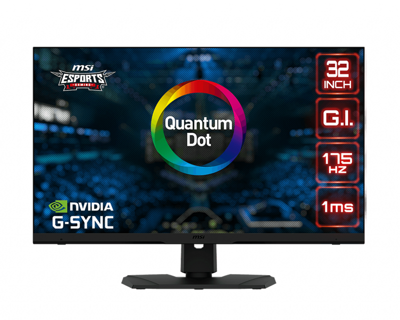 MSI MPG321QRF-QD 32" Optics 175hrz 2560*1440 Type C Monitor | 9S6-3DB88T-001