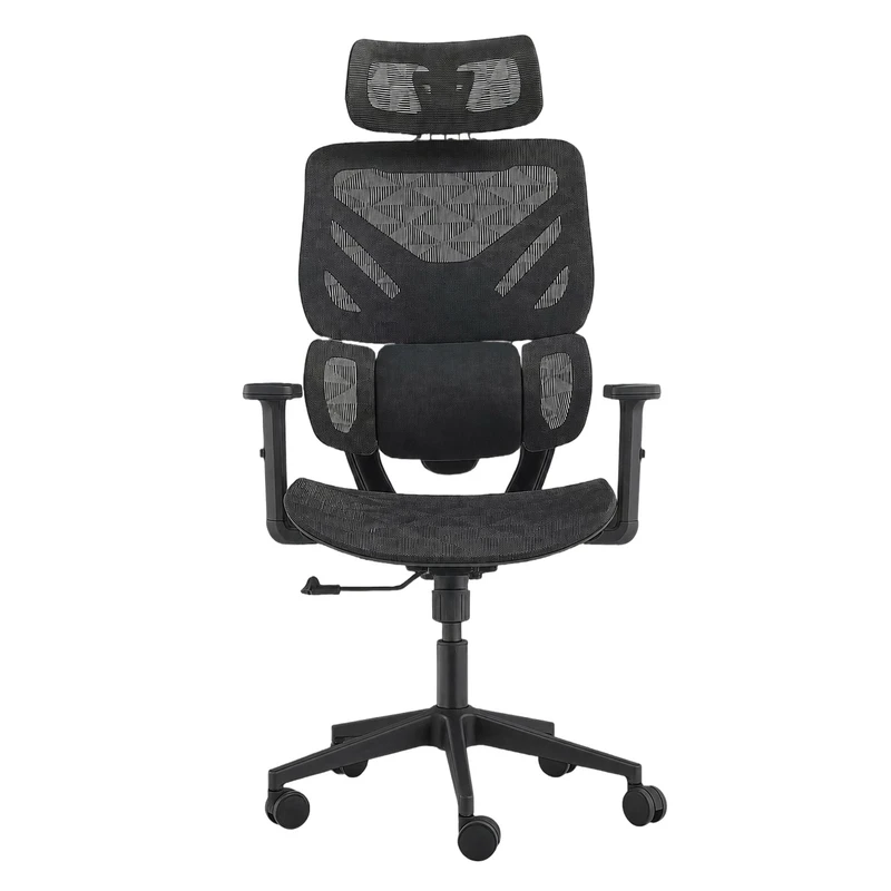 Valencia High Back Chair Black Red Gaming Chair| VL 8059H-BK