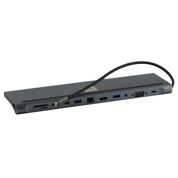 HeatZ USB-C To HDTV-Ultra HD 12 Port Multi Adapter ZT55