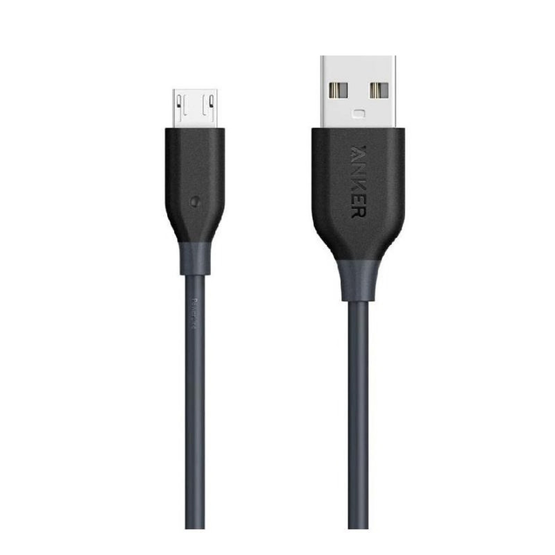 Anker PowerLine Micro USB cable Black White 1m Durable