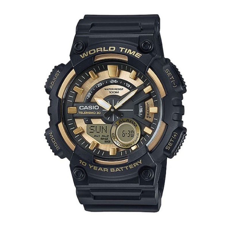 casio-3h-men-watch- Men's Sports Watch Black Digital Analog | AEQ-110BW-9AVDF