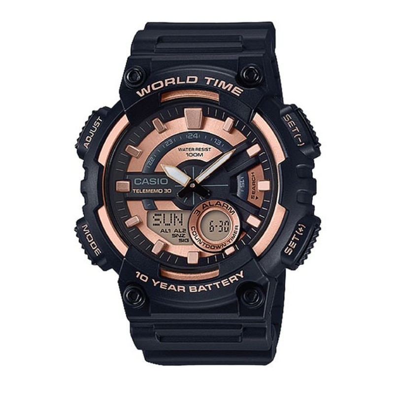 casio-3h-men-watch- Digital Sports Watch Black | AEQ-110W-1A3VDF