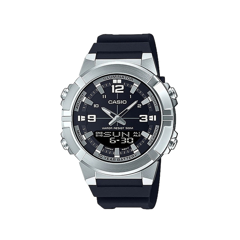 casio-3h-men-watch- Men Watch Black Resin | AMW-870-1AVDF
