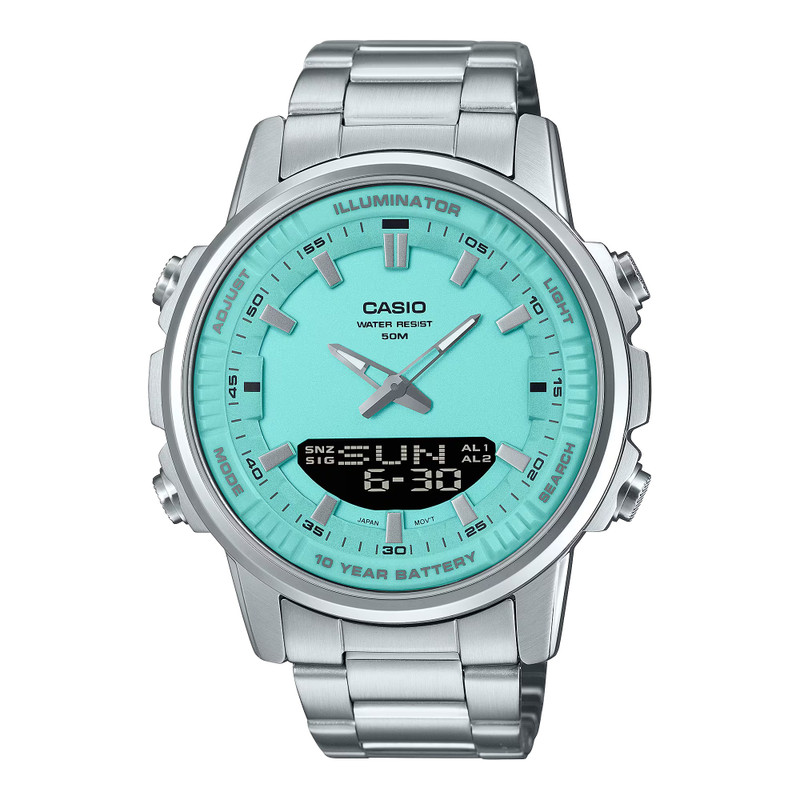 Casio Analog Watch Metal Blue | AMW-880D-2A2VDF