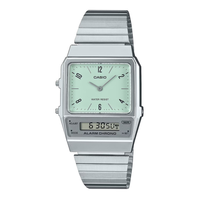 Casio Unisex Watch Gun Metal Gray Analog-Digital | AQ-800E-3ADF