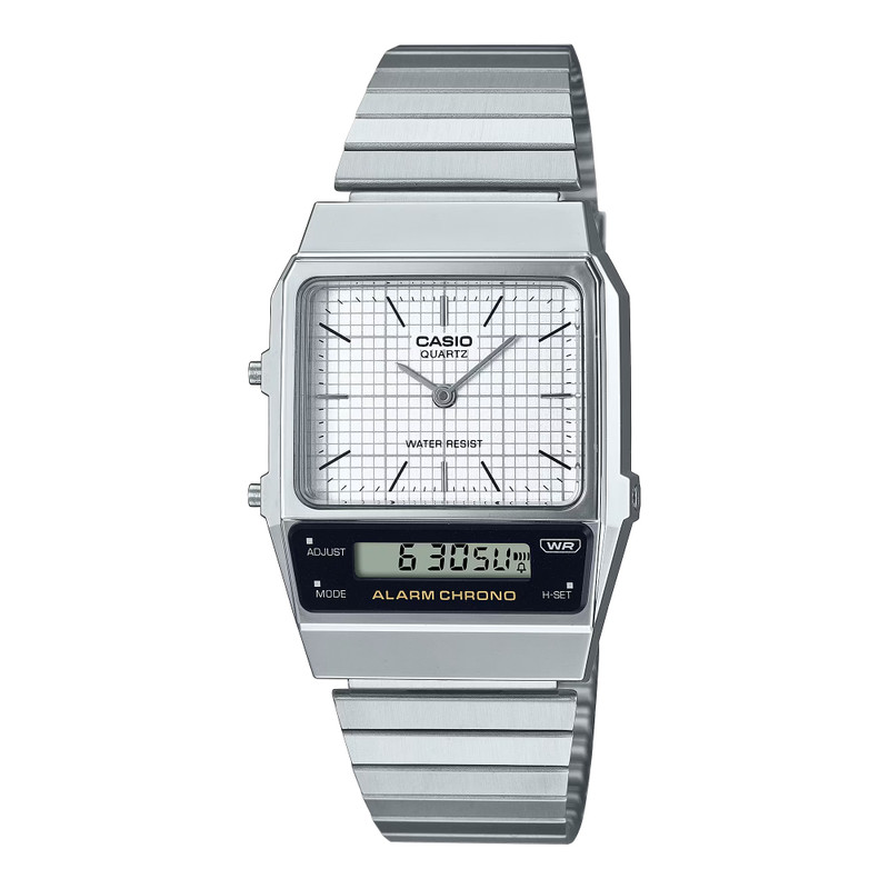 casio-3h-unisex-watch- Analog-Digital Watch White | AQ-800E-7ADF