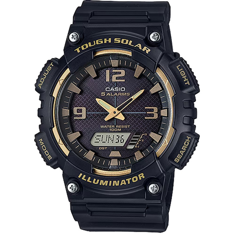 Casio casio-solar-3h-men-watch- Solar Analog Digital Men's Watch Black | AQ-S810W-1A3VDF