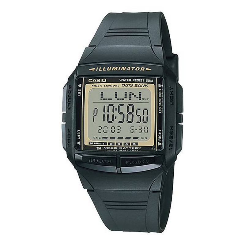 Casio Digital Men's Watch Black | DB-36-9AVDF