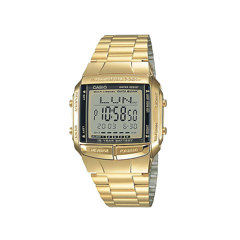 Casio Digital Watch Gold 43x38 mm | DB-360G-9ADF