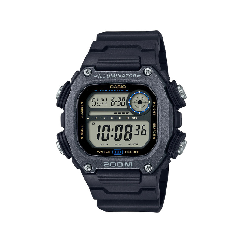 Casio Digital Watch Black 50 mm | DW-291HX-1AVDF