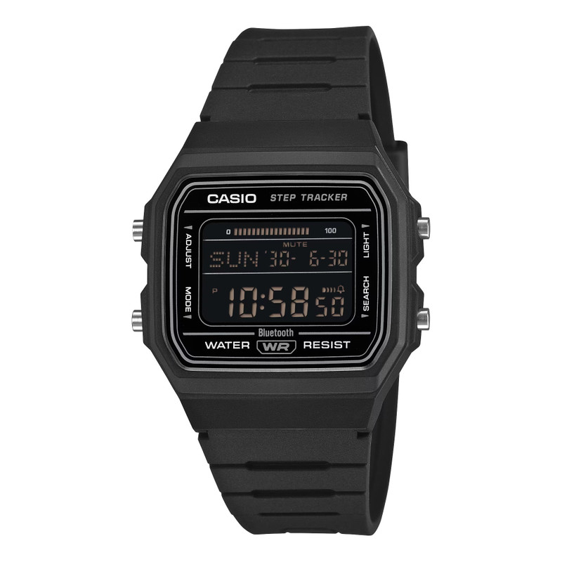 Casio Digital Watch Black Resin Lightweight | F-B100W-1BDF