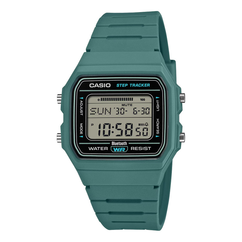 Casio Digital Watch Lightweight Slim Design | F-B100W-3ADF