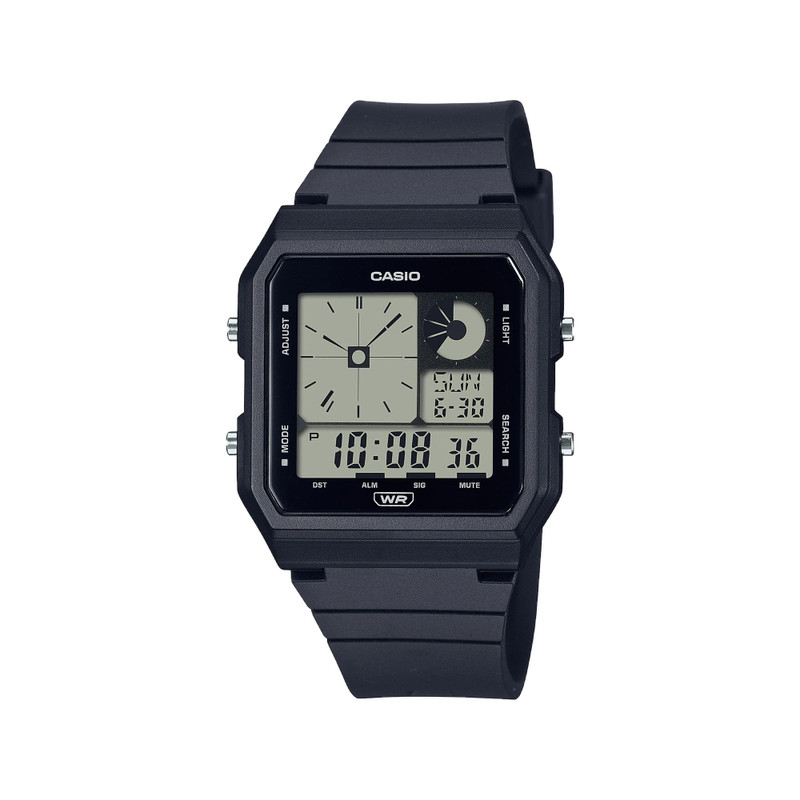 Casio Digital Watch Black Resin | LF-20W-1ADF