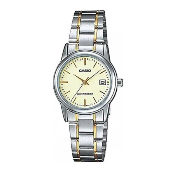 Casio 3H Women's Analog Watch Gold Tone | LTP-V002SG-9AUDF