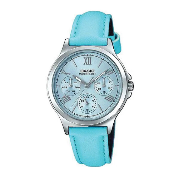 Casio casio-women-3h-watch- Women's Watch Blue Stainless Steel | LTP-V300L-2A3UDF