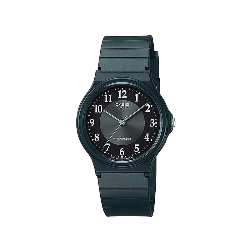Casio Analog Watch Black Resin Band | MQ-24-1B3LDF