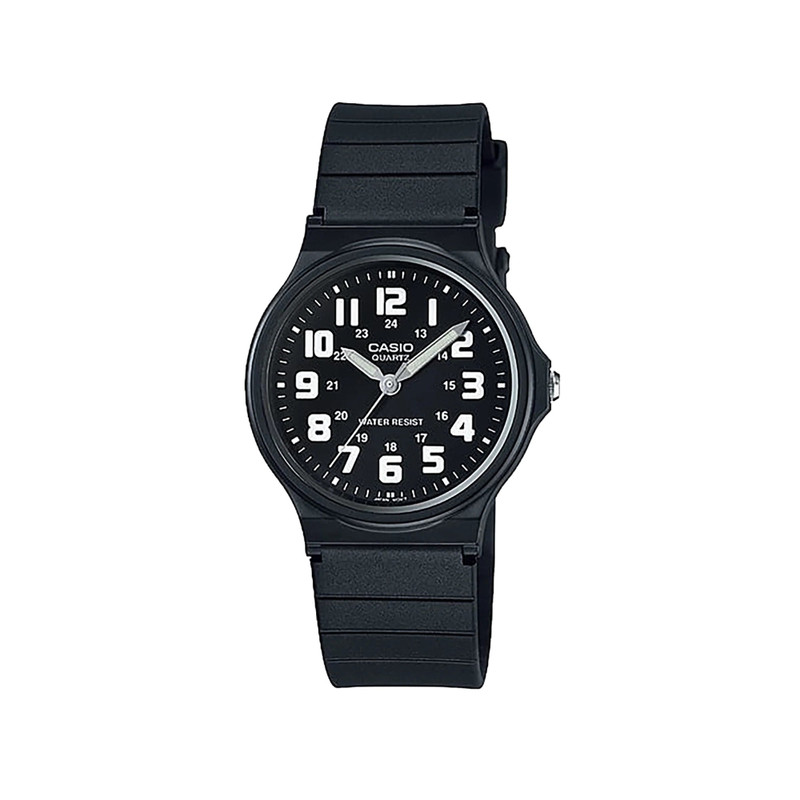 Casio casio-unisex-3h-watch- Analog Watch Black Resin 39mm | MQ-71-1BDF