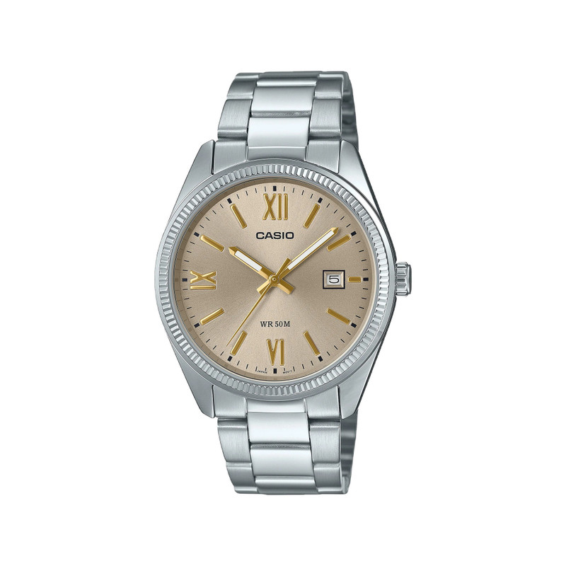Casio Men's Analog Watch Silver 38.5mm | MTP-1302DD-9AVDF