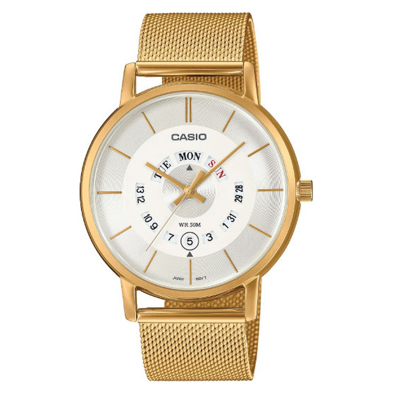 Casio casio-men-3h-watch- Analog Men's Watch Silver | MTP-B135MG-7AVDF