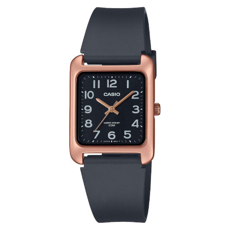 Casio casio-men-3h-watch- Men's Analog Watch Black Silver | MTP-B175-5BVDF