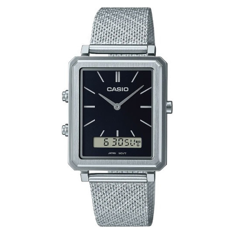 Casio casio-men-3h-watch- Men's Analog-Digital Watch Black | MTP-B205M-1EDF