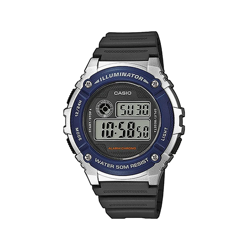 Casio Traditional Watch Silver Gray | W-216H-2AVDF