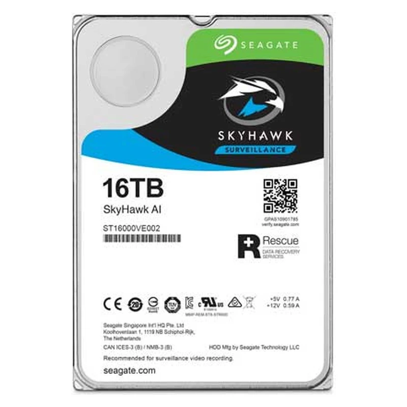 Seagate Surveillance HDD 16TB SATA 3.5 inch | ST16000VE002