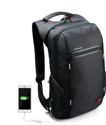 Kingsons 17.3" Laptop Backpack External USB Charge Computer Backpacks Anti-theft | KS3140W